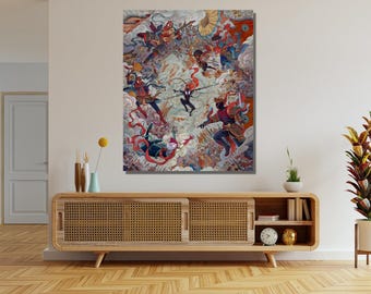 Miles Morales Spider-Verse Canvas, Ready to Hang Movie Poster