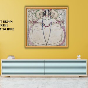 Margaret Macdonald Mackintosh Creation of the Glasgow Fours Ready To Hang Canvas,Margaret Macdonald Poster,Margaret Macdonald Canvas Poster
