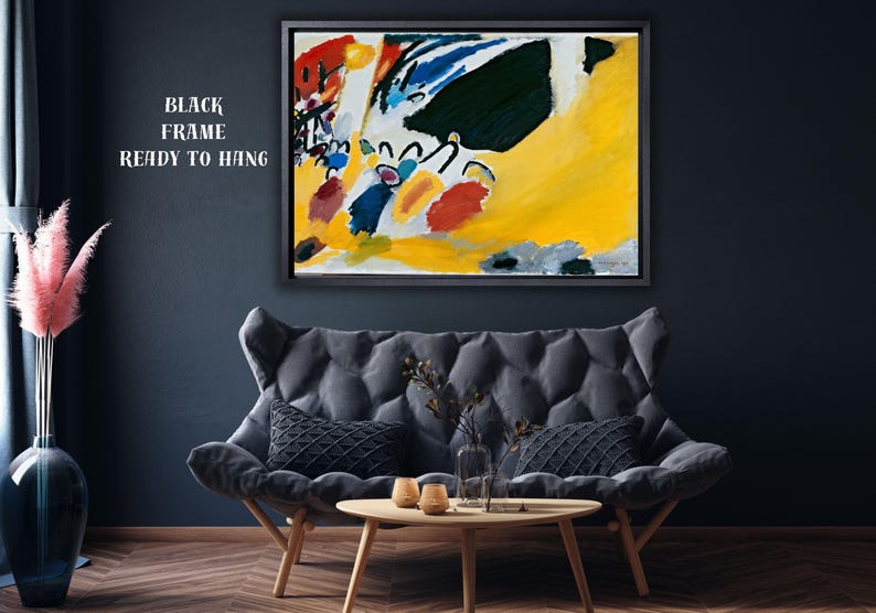 Kandinsky Impression III Art Print, Colorful Abstract Painting, Canvas or Poster image 8