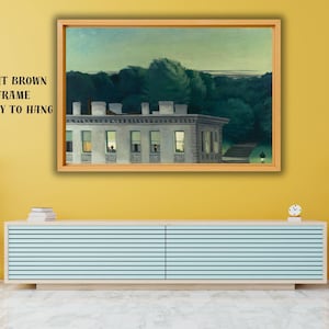 House at Dusk von Edward Hopper Gemälde, Edward Hopper Leinwand, Amerikanischer Maler, New York Kunst, Bürokunst, Reproduktion, Vintage Moderne Kunst