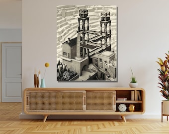 M.C. エッシャーの滝のポスター 1971 - Etsy 日本