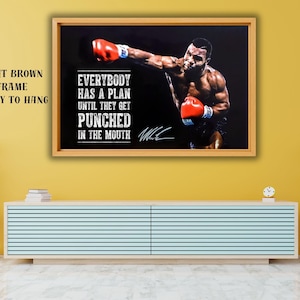 Iron Mike Tyson CANVAS boxing sport canvas,sport quote,knockout tyson quote Canvas Wall Art,mike tyson punch,mike tyson quote,mike tyson art