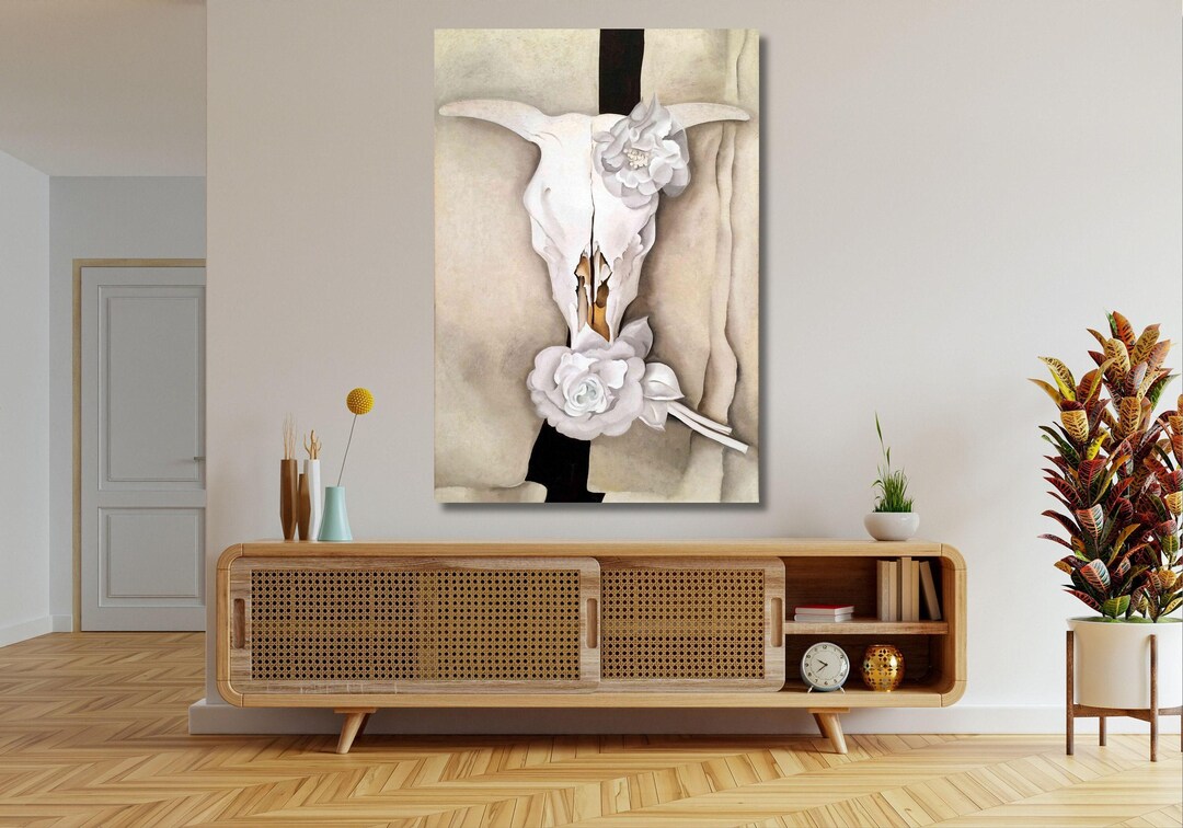 牛の頭蓋骨　壁掛け　置物　本物　ジョージア・オキーフ 牛の頭蓋骨 壁掛け 置物 本物 ジョージア・オキーフ 牛の頭蓋骨 壁掛け