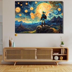 The Legend of Zelda Ready To Hang Canvas,Legend Of Zelda Link Zelda Art Zelda Gifts Zelda Decor Zelda Prints Zelda Birthday,Gift For Her Him