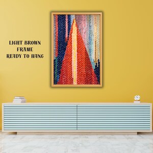 Lienzo decorativo para pared de Alma Thomas, impresión artística Blast Off, obra de arte colorida, póster de exposición, impresión de arte abstracto, arte mural de moda, idea de regalo