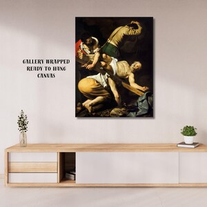Caravaggio - The Crucifixion Of Saint Peter, Framed Canvas Wall Art, Large Wall Art, Religious Canvas Wall Art, Religious Canvas Print