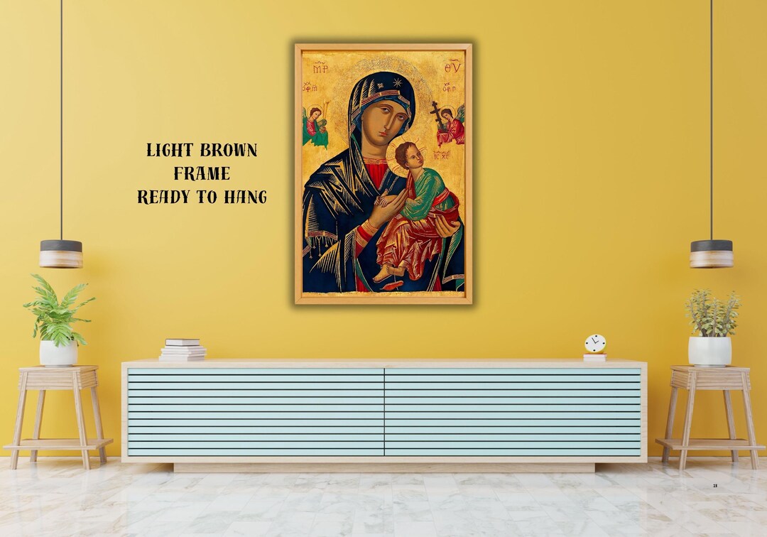 Our Lady of Perpetual Help Virgin Mary Poster Print - Etsy