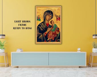 Our Lady Of Perpetual Help Virgin Mary Poster Print