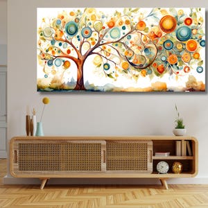 Gustav Klimt Style The Tree of Life Canvas Wall Art,Gustav Klimt Canvas Wall Art,Gustav Klimt The Tree of Life,Gustav Klimt Artwork Canvas