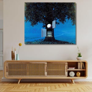 René Magritte Print,René Magritte Canvas, Rene Magritte Surreal Art,René Magritte Reproduction Print Wall Art,Modern Wall Decor