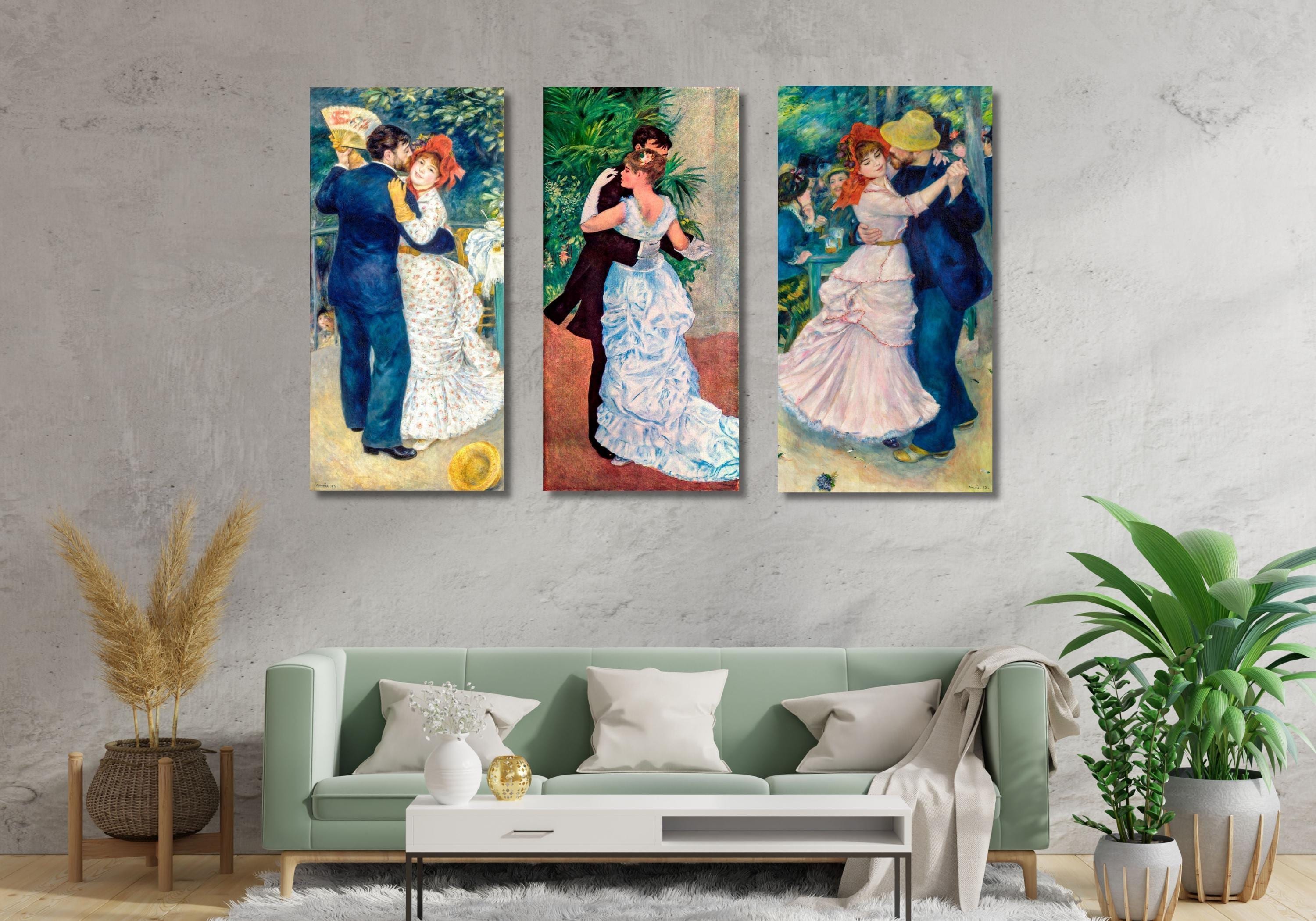 Renoir Dance in the Country Canvas Print Set, Archival Giclee - Etsy