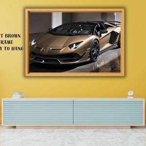 Lamborghini Aventador Svj Roadster Canvas Print, Lamborghini Wall Art, Sport Car Print, Lamborghini Canvas Art,Lamborghini Canvas Wall Art