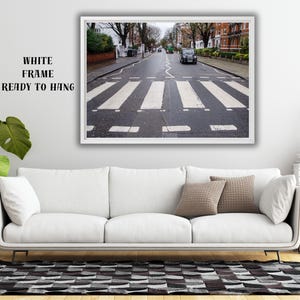 Abbey Road Wall Decor,Huge Canvas Art,Iconic Street Canvas,St John&#39;s Wood Canvas,Abbey Road in London Street Canvas Wall Art,London Street