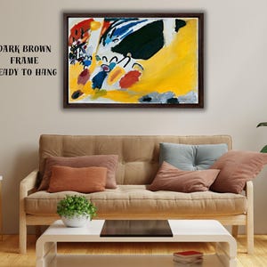 Kandinsky Impression III Art Print, Colorful Abstract Painting, Canvas or Poster image 7