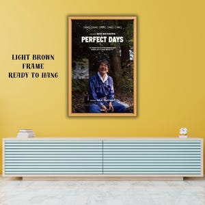 Perfect Days Movie Poster, Wim Wenders&#39;s Film Starring Kōji Yakusho, Perfect Days Film Wall Art, Movie Poster, Japanese Life Print Poster