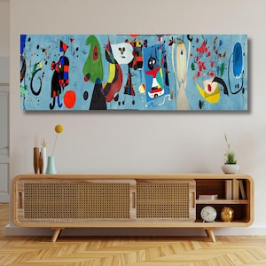 Joan Miro Canvas Wall Art,Abstract Print,Joan Miro Collage Art Print,Canvas Poster & Panel,Joan Miró Canvas,Abstract Art,Home Wall Decor Art