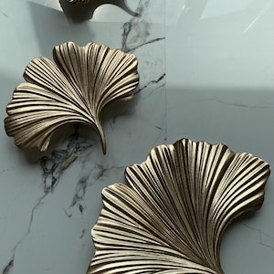 Ginkgo Leaf Wall Art set of 3 pc | Wall decorations, Wall hanging Decor, Elegant Wall Art