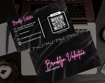 Minimalist Business Card Template: Elegant Chic Design (DIY Canva)