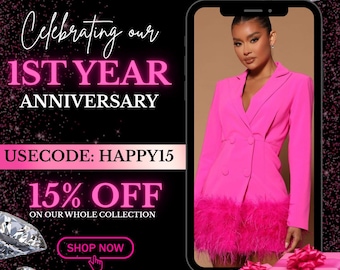 Business Anniversary Flyer: Customizable Canva Template (Digital Download)