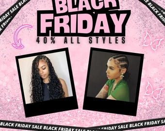 Black Friday Flyer, Pink Friday Flyer, Black Friday sale Flyer, Cyber Week Special Sale, Cyber Monday Sale, Beauty, Lash, Nails, Hair, Canva