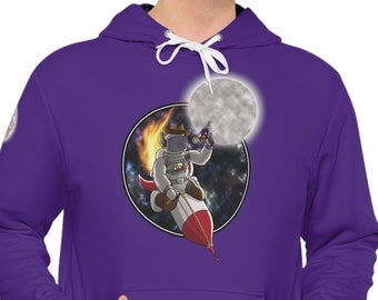 Space Cowboy Graphic Hoodie / Space Hoodie / Astronaut Hoodie / Cool Hoodie / Science Hoody / Cool Sweatshirt / Scifi Hoodie / Unisex Hoodie