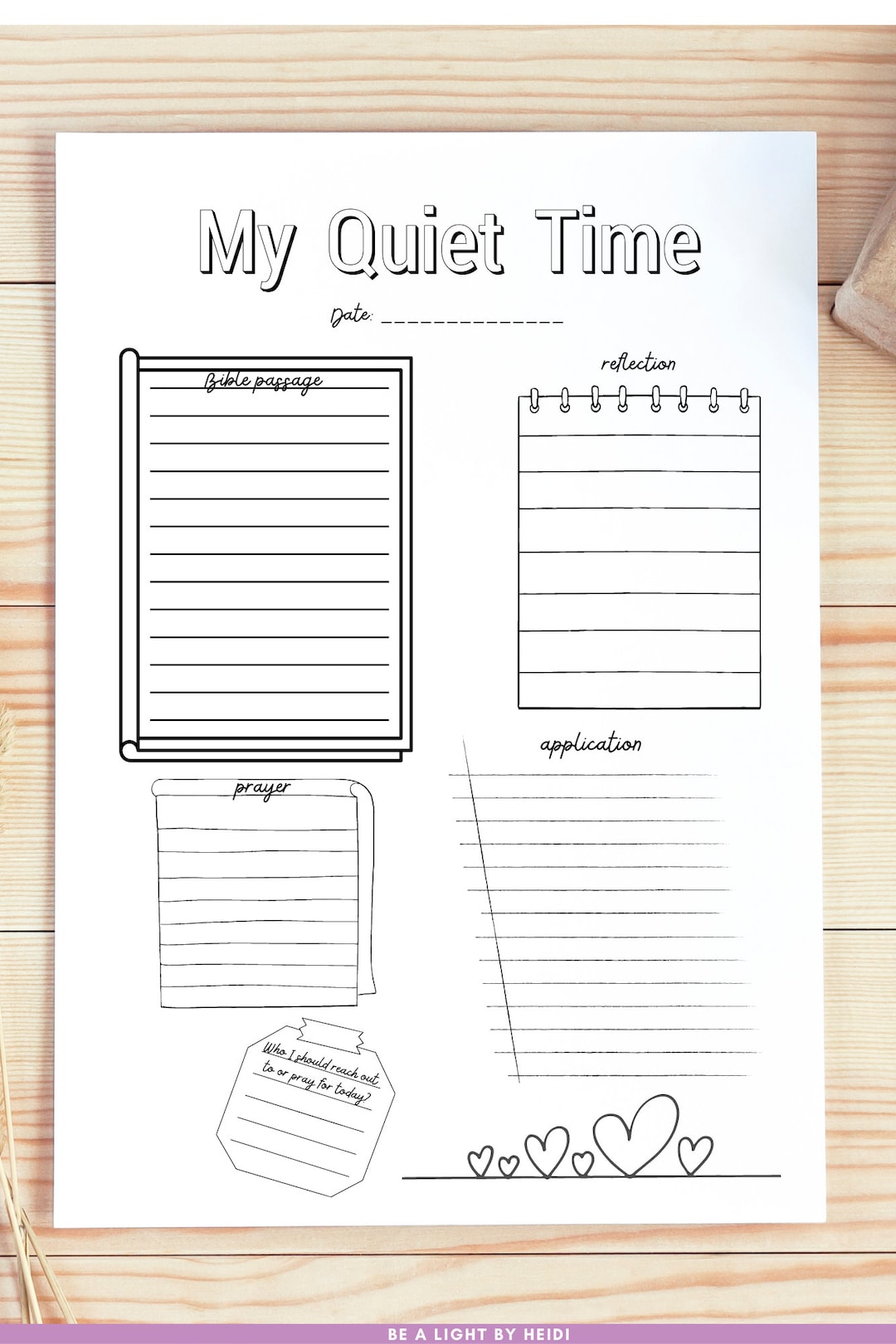 My Quiet Time / Daily Devotional PNG &amp; SVG Digital File Instant ...
