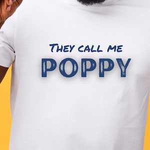 They call me Poppy -- PNG & SVG digital file instant download