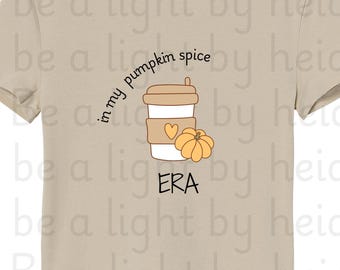 En mi era de especias de calabaza, archivo digital SVG y PNG, descarga instantánea