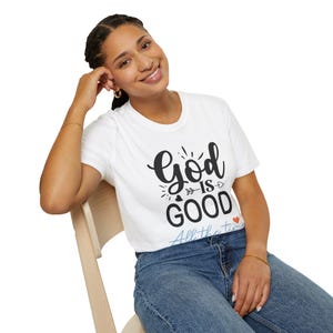 Faith-Inspired Unisex &#39;God Is Good&#39; Christian T-Shirt - Spiritual Gift for Believers