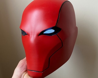 Op Red Hood Rebirth geïnspireerde helm | Draagbaar voor cosplay, verzamelen, aankleden en tentoonstellen