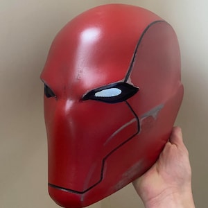 Red Hood Rebirth inspired Helmet | Wearable for cosplay, collecting, dress up, display