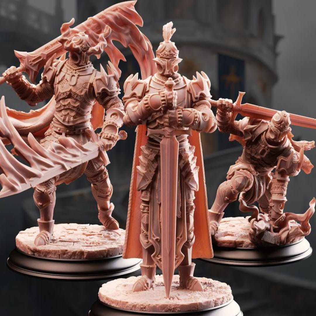 Arcane Armor - Knights of the Bastion - RPG Tabletop Miniature Dnd 5e ...