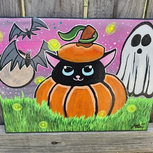 Halloween Painting | Wall Decoration | Spooky