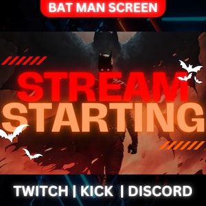 Twitch Stream Screens | Fictional Overlay Pack | Twitch Overlays, Panels, Transitions | Gaming Stream Graphics | Ready-To-Use.