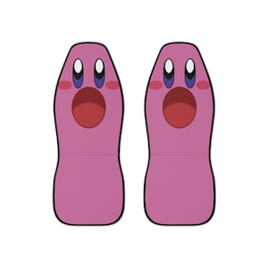 Fundas para asientos de coche Kirby hambriento