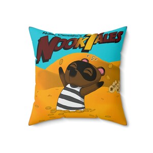 NookTales Spun Polyester Square Pillow