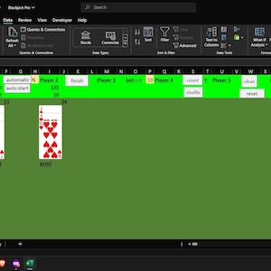 Excel Blackjack Pro... Cardcounting Practice Tool...