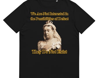 Queen Victoria Unisex organic cotton t-shirt
