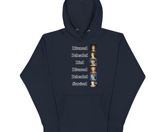 Vrouwen van Henry VIII Unisex hoodie