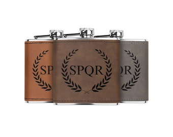 Roman Empire SPQR Flask