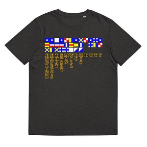 Inglaterra espera que cada homem cumpra seu dever Camiseta unissex de algodão orgânico