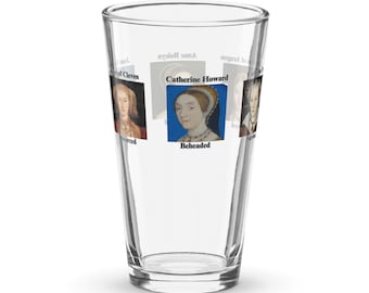 Wives of Henry VIII Shaker-pintglas