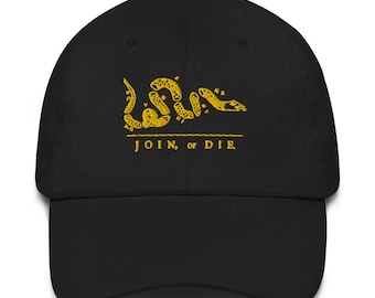 Join or Die Baseball Cap