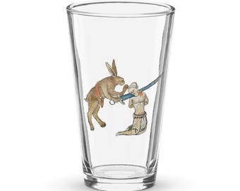 Pintglas Killer Rabbit Shaker