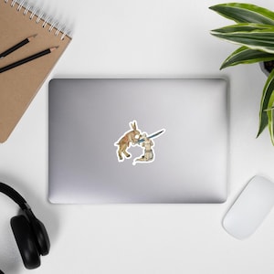 Killer Rabbit Bubble-free stickers