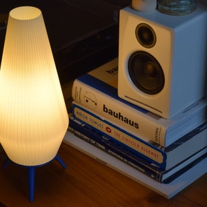 ROCKET LAMP sustainable, retro mid century modern, 3D printed lamp image 4