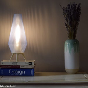 ROCKET LAMP sustainable, retro mid century modern, 3D printed lamp image 5