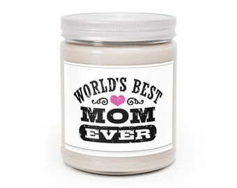 Worlds Best Mom Scented Candles, 9oz