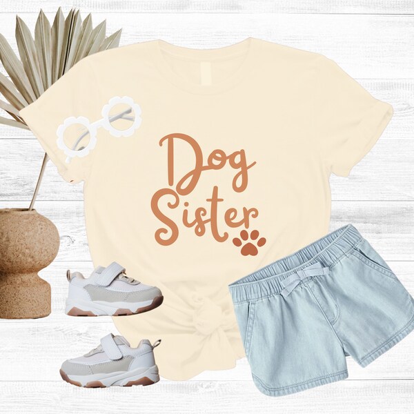 Big Sister Dog Shirt Etsy