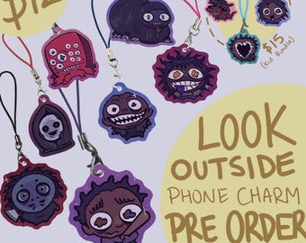 Look Outside Phone Charms